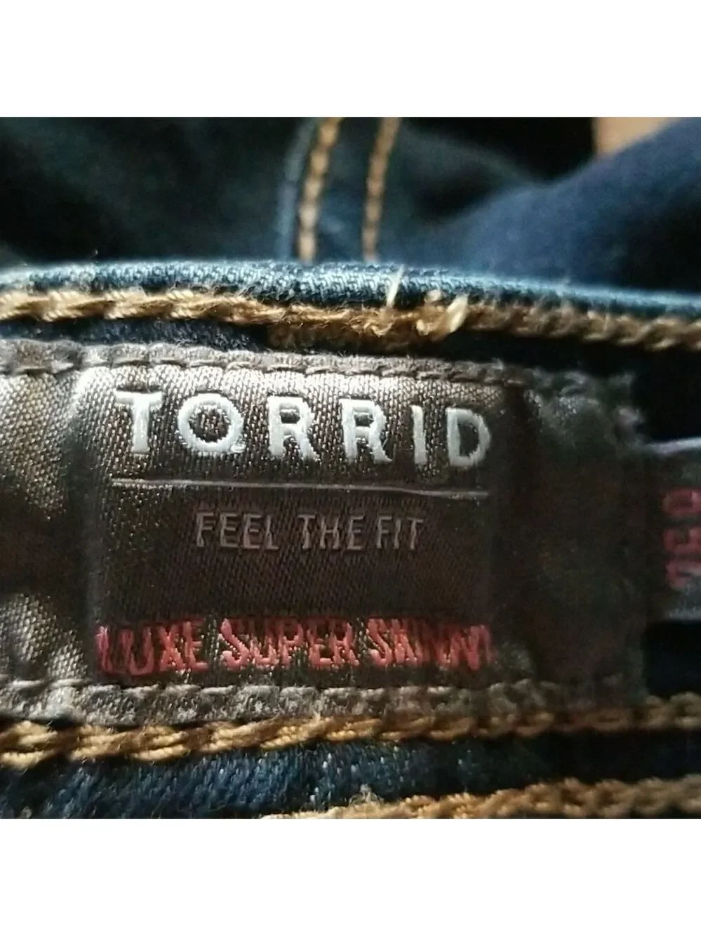 Torrid Luxe Super Skinny Blue Jeans 26R